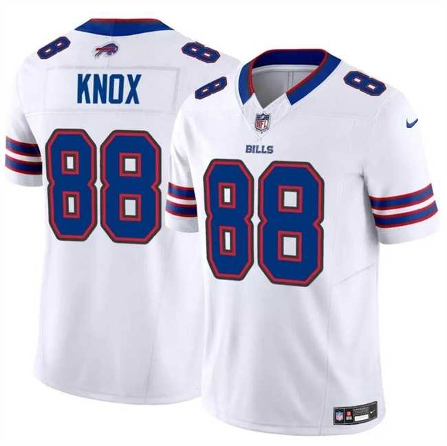 Men & Women & Youth Buffalo Bills #88 Dawson Knox White 2024 F.U.S.E. Vapor Untouchable Limited Stitched Football Jersey->carolina panthers->NFL Jersey